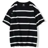 HISTREX 50 COLLES Men des femmes Stripe T-shirt 100% coton T-shirt Summer vintage Crewneck Y2k Oversize Tshirts Tops Tee Women 200G 240407