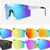 Sport d'origine Google Tr90 Lunettes de soleil polarisées pour hommes / femmes Eyewear à vent d'extérieur 100% UV Mirored Lens Gift