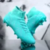 Stars Design Men's Ag TF Football Boots Anti Slip Soccer Shoes Youth Children's bekväma träningskläder