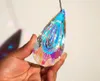 Trädgårdsdekorationer 120mm Crystal Prism Suncatcher Window Hanging Sun Catchers Clear Ab Coloured Crystals Facettered Rainbow Maker Pendant