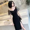 Party Dresses Black Corsss Mermaid Lady Girl Women Princess Bridesmaid Bankett Ball Prom Performance Dress Gown Gown