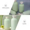 Storage Bottles 5pcs Travel Conditioner Body Wash Dispensers Refillable Shampoo Containers 400ml