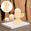 Candle Holders Holder Ceramic Pillar Candlestick Stand Taper Wedding Centerpiece Tealight Rustic Vintage Chime Home Pottery Light Tea