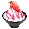 Fleurs décoratives El Bar Cafe Restaurant victoire House Bakery Store Shop Decor Fake Simulation Sundae Cup Ice Cream Food Model 5pc / Lot