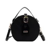 Shoulder Bags Crossbody Bag For Women Luxury Handbags Designer Vintage Leather Round Small Female Zip Purse Mini #30