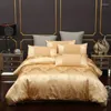 Bedding Sets GXC Satin Jacquard Luxury Conjunto de roupas macias DUVET/CABE