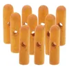 Umbrellas 10 Pcs Wooden Umbrella Beads Tail Outdoor Sun Decoration Accessories Charms Parts