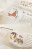 Enveloppe cadeau vintage Petite maison Mots d'anglais Ruban de compagnie Washi Pet For Carte Planner Making Diy Scrapbooking Plan Decorative Sticker Decorative