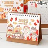 Decorative Figurines 2024 Calendars Colorful Cartoons Paper Universal Desk Table Calendar Auspicious For Office Utility Animated Wall