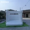 2,5mlx2.5mwx2.5mh (8.2x8.2x8.2ft) Kids Mini Bounce House House White Bouncy Bouncy Wedding Bouncer che salta per la festa con nave Free Blower