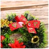 Flores decorativas Decorações de Natal 12 cm de guirlanda de grinaldas videiras penduradas mini pequenas