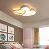 Ceiling Lights Net Red Simple Modern Heart-shaped Girls' Bedroom Warm And Romantic Marriage Room Children's Lamp