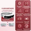 Masseur des yeux électriques 4d Musique Compress Airbag Pression vibration Massage Care Instrument Soulagement Fatigue Améliorez le sommeil 240411