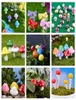 Artificial colorful mini Mushroom fairy garden miniatures gnome moss terrarium decor plastic crafts bonsai home decor for DIY Zakk6386288