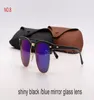 Factory Wholewhole New Classic Half Frame Uv400 Sunglasses Men Ber lustrzane 3016 Klub Słońca Master Gafas 51mm3867230