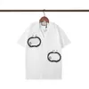 Letnia męska koszulka designerska druk guzika w górę swobodna luźna wersja Polo krótkie rękaw hawajski lapel top moda moda Seria koszulki na plaży rozmiar M-3xl #48
