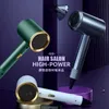 Electric Hair Dryer Household hair dryer high-power cold and hot air student dormitory blue light negative ion silent not harmful to H240412