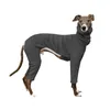 Dog Apparel Italian Greyhound Clothes Winter Warm Whippet Coat Jumpsuit Turtleneck Four-legged Jacket