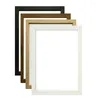 Frames Solid Wood PO frame Poster 11,8 15,8 cm 15,8 11,8 cm 1 stcs Acryl Zwart Wit Modern Oak