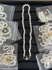 Luxury brand necklace Socialite with Saturn pearl diamond planet light luxury high-grade collar bone necklace