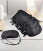 Black Eye Mask Polyester Sponge Shade Tupplur Täck Blindbindelse Mask för Sleeping Travel Soft Polyester Masks 4 Layer DHL5818872