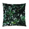 Kussenbladeren Pography Throw Case Sofa Home Decor Plant Woonkamer Decoratie Real S Velvet Cover 45x45 Bed E1362