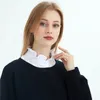 Bow Ties Femmes Freal Stand Fake Collres For Homme Shirt Shirt Documable White Summer Automne False Female Collier Decorative