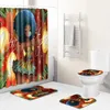 Maty do kąpieli Zeegle Kreatywne Afryka Kobiety matka łazienkowa Wydrukowana kurtyna prysznicowa kurtyna przeciwpoślizgowa dywani