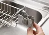Kitchen Storage Sink Faucet Shelf Stainless Steel Sponge Holder Adjustable Dishcloth Towel Rack 2024