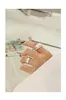 Cluster Rings 925 Sterling Silver Irregular Wave Trendy Simple Geometric Handmade Jewelry For Women