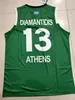 Basketsball Jersey #13 Diamantidis Panathinaikos #0 Kalaitzakis #3 Wolters #6 Papagiannis #7 Bochoridis Grigonis Jersey Historia Alla namn och nummer kan anpassas