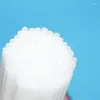 Moules à pâtisserie 100pc Lollipop en plastique bâton de paille blanc accessoires de bricolage