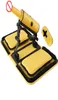 Ny sexmaskin bärbar handväska gul fjärrkontroll 3 vibrationer 3 tryckande automatisk värmedildo påse sexmaskin kärlek pistol för 1663644