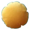 Pillow Unfilled Soft Velvet Round Cover Candy Color Sofa Case Nordic Home Homestay Decoration Nap Covers