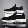 Casual Shoes Solid Color Lightweight Sneakers Womens Sports Comfortable Flat Bottomed Vulcanized For Men Knitting Sock Sneaker