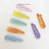 Dzieci i dorośli DIY Water Droplet BB CLIP 5CM Candy Przezroczyste galaretki w kolorze plastikowym spinacz do włosów