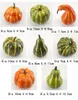 Decorative Flowers 8pcs Foam Artificial Pumpkin Decorations Vegetables Farmhouse Decor Halloween DEC575