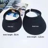 Summer Womens Casual Sun Visor Caps Paglie Cappelli da spiaggia per adulti Cappelli da baseball Cappelli da baseball Cappello estivo Outdoor 240412