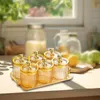 Plates Divided Dried Fruits Tray Transparent Decoration Storage Container Modern Multi Use For Snack Home Dining Room Parties Appetizer