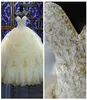 2019 16 jaar jurk baljurken Quinceanera jurken kanten appliques organza goud kralen lovertjes maskerade debutante jurken aangepast m8149473