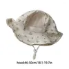 Berets Kids Bucket Hat Print Print Baby Fisherman на открытом воздухе Sun Sun Y1UA