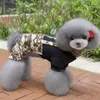 Vestuário para cães roupas de estimação impressão de algodão outono/inverno