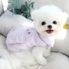 Dog Apparel Pets Can Tow Vests Puppies Winter Clothes Solid Color Teddy Jackets Schnauzer Warm Beautiful XS-XL