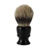 High-Quality Synthetic Fibre Resin Handle Men Wet Shave Brush for Sagrada Familia Black/White Tuxedo at 24MM Length