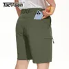 Tacvasen zomer vocht wicking casual shorts heren vrachtwerk shorts running jogging sport bodems nylon rip-stop korte broek 240410