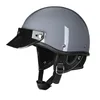 Мотоциклетные шлемы наполовину капюшона шлем лето солнцезащитное защита от регулируемого окружности головы для взрослых мужчин