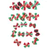 Abbigliamento per cani 20pcs pet wows bows band di natale bowknot cravatte