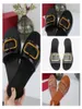 Luxury Designer Women Metallic VLogo Signature trim Sandal grained cowhide 05 cm heels leather slippers sandals vintage classic T3175514