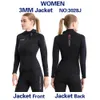 m muta di alta qualità in neoprene uomo navigare da donna costume da bagno snorkeling giacca per immersione e pantaloni split wetsuit 240411