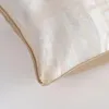 枕モダンなシンプルなデザインジャキュードカバー45x45cmベージュシャンパン装飾枕快適なホームオフィスソファ枕カバー